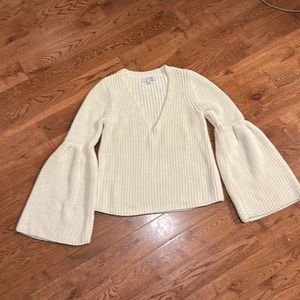 Intermix size S wonderful cream sweater